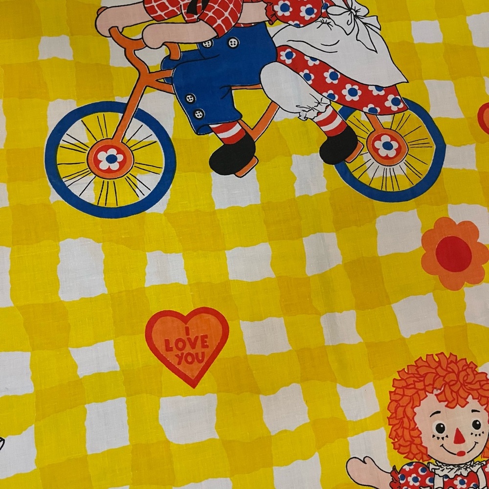 Vintage Bobbs Merrill Raggedy Ann & Andy curtains - Picture 7 of 16